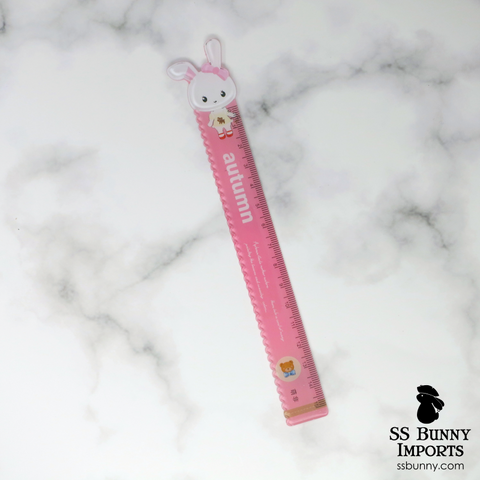 Bunny ruler - pink