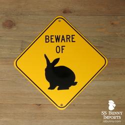Beware of Bunny sign