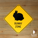 Dwarf Bunny Zone sign