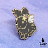 Virgo bunny horoscope hard enamel pin