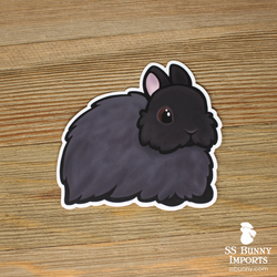 Black dwarf Jersey Wooly sticker