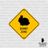 Dwarf Bunny Zone sign