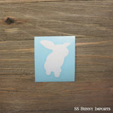 Helicopter bunny silhouette decal
