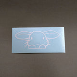 Peeking helicopter lop decal