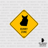 Lionhead Bunny Zone sign