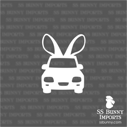 Bunny car decal