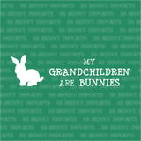 My grandchildren are bunnies decal