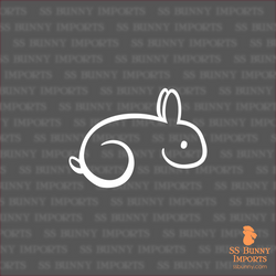 Simple bunny decal